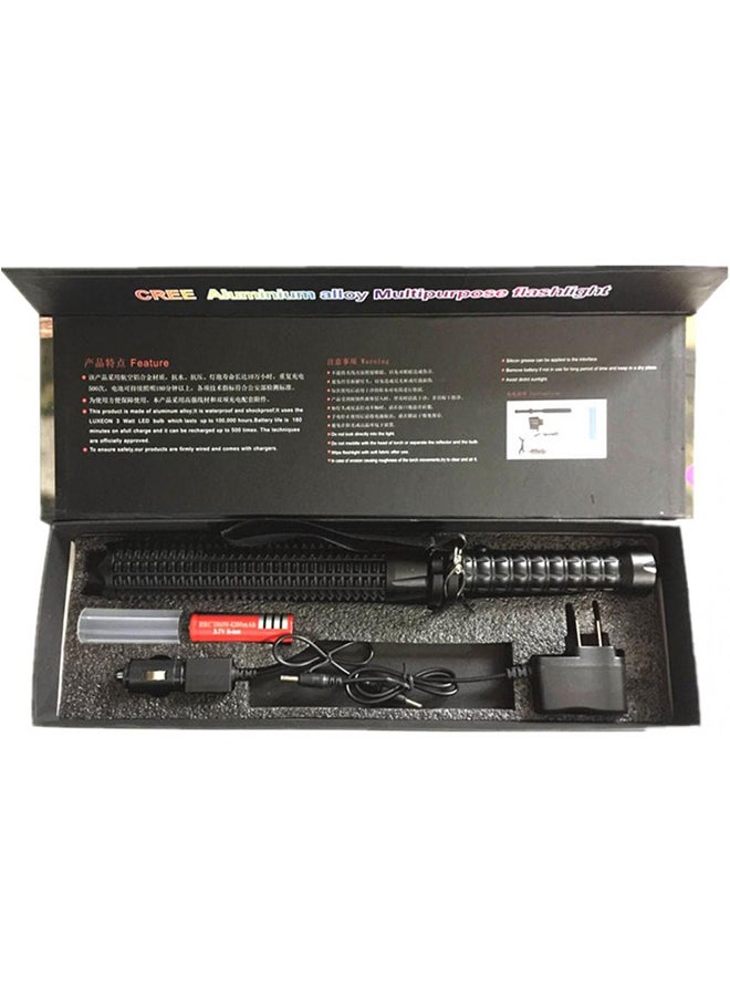 Beauenty LED Rechargeable Flashlight With Charger White 9x10cm  - Image 3