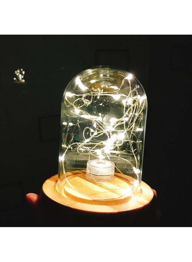 Beauenty Copper Wire Battery Operated LED String Fairy Light For Christmas Beige/White Beige/White  - Image 3