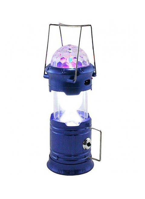 Ramadan Solar Lantern With Disco Lights And Torch White 10x11cm