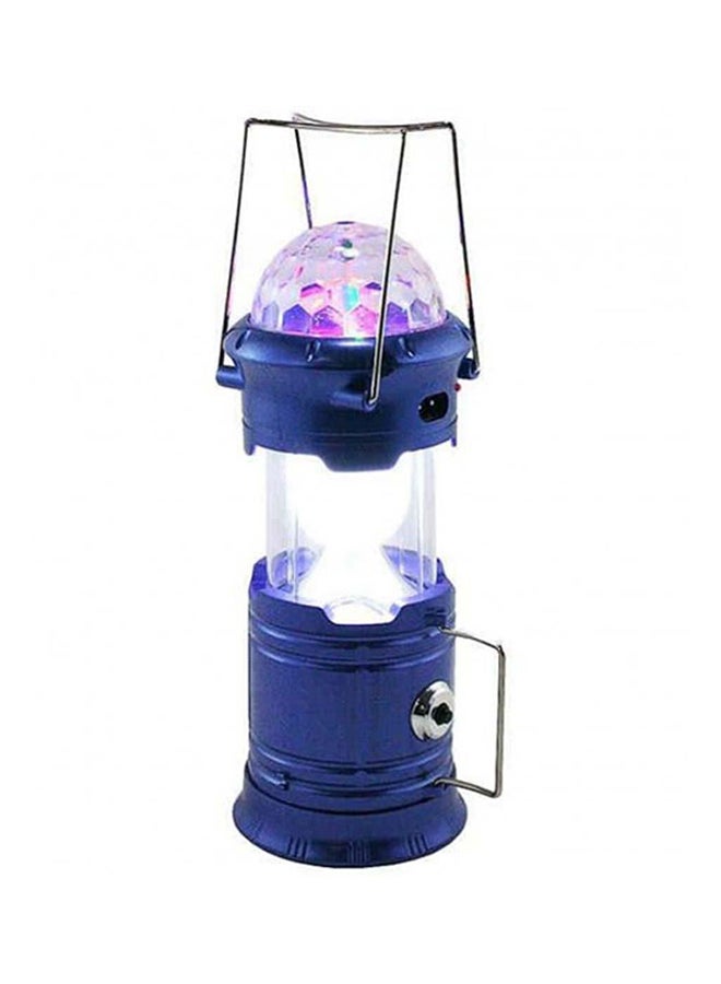 Ramadan Solar Lantern With Disco Lights And Torch White 10x11cm