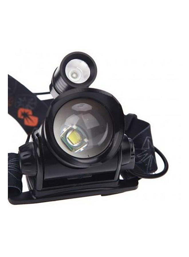 بيوينتي مصباح برأس مزدوج مصنوع من خليط معدني أبيض 9x18سم - Image 5