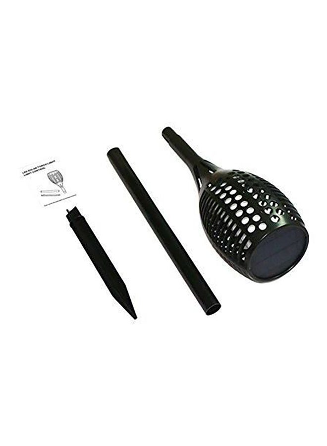 Beauenty 2-Piece Waterproof LED Solar Torch White 14x17cm - Image 2