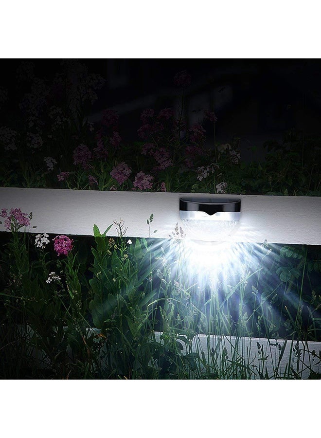 بيوينتي طقم مصابيح للاستخدام الخارجي تعمل بالطاقة الشمسية مكون من 4 قطع أبيض 7x13سم - Image 4