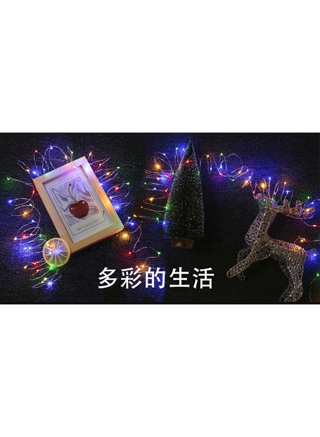 Beauenty 20 LED Copper Wire String Light For Christmas Multicolour 3 x 24cm Multicolour 3 x 24cm - Image 2