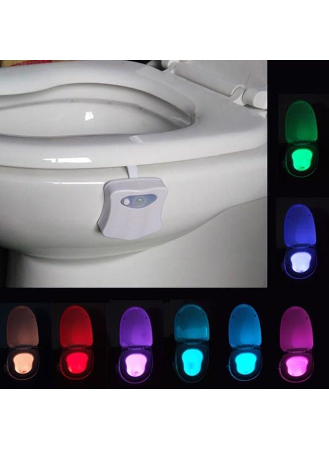 Beauenty 8 Colour Motion Sensor LED Toilet Night Light White 5 x 7cm - Image 4