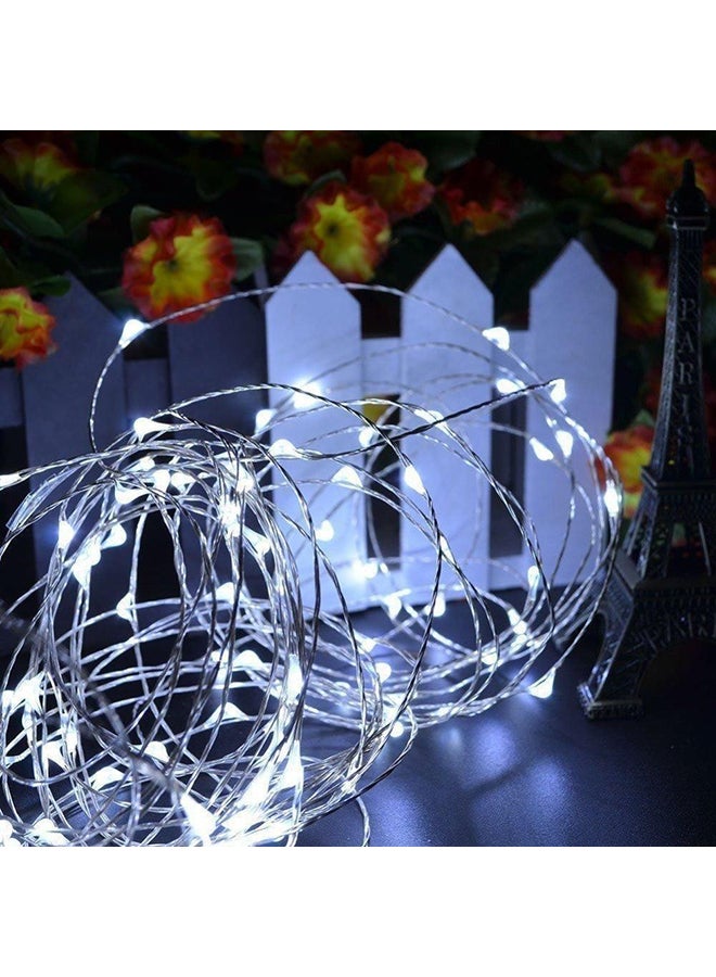 بيوينتي شريط إضاءة LED ساحرة يعمل بالطاقة الشمسية أبيض 6 x 14سم - Image 2