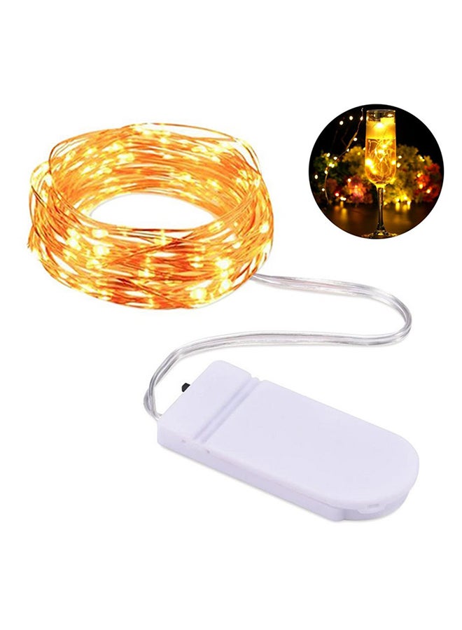 Beauenty Copper Wire String Fairy Light For Christmas Yellow Yellow - Image 3