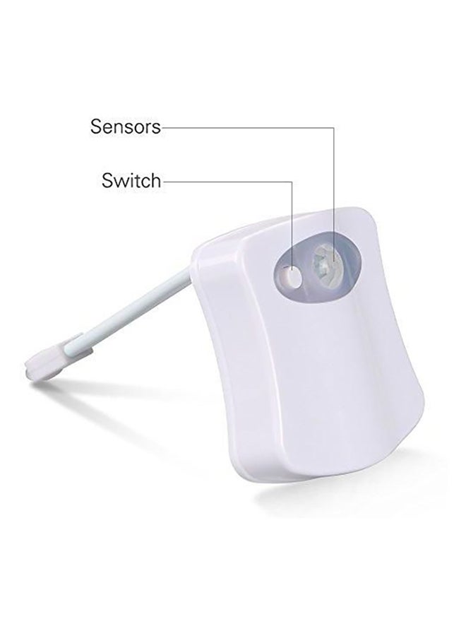 Beauenty 8 Colour Motion Sensor LED Toilet Night Light White 5 x 7cm - Image 3