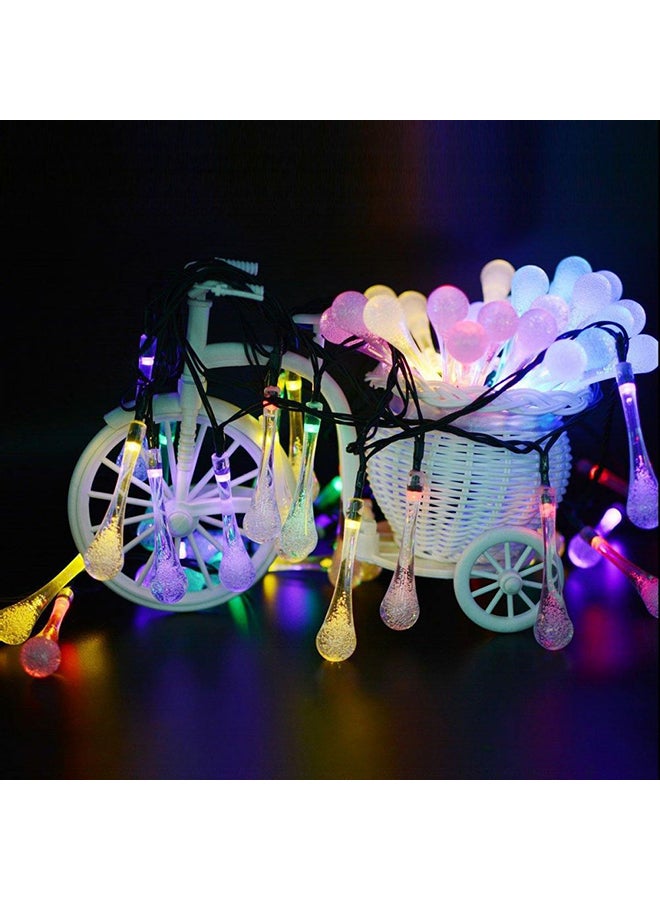 بيوينتي مجموعة مصابيح براقة بتصميم ستارة للاستخدام في الأماكن الداخلية والخارجية مع جهاز تحكم عن بُعد مزود بخاصية استشعار الحركة أبيض 1x5سم - Image 2