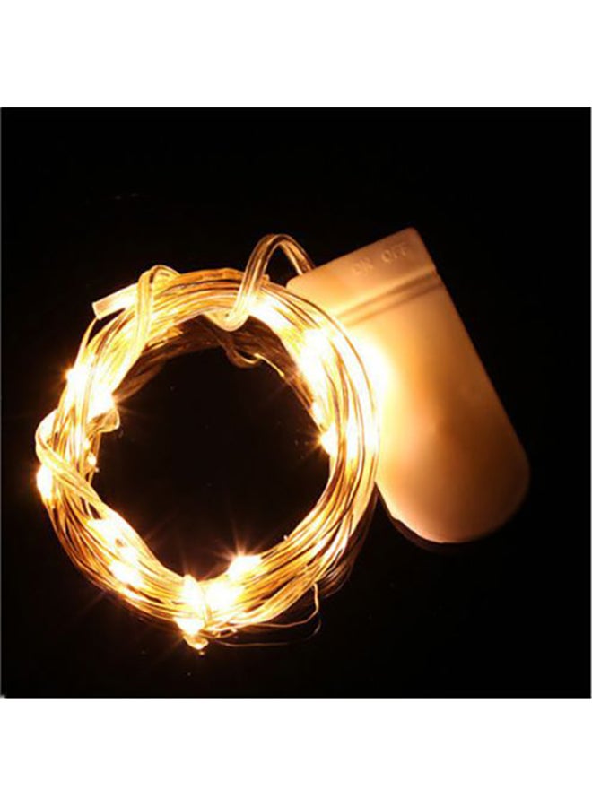 Beauenty - 20-LED Wire String Light For Christmas White White - Image 1