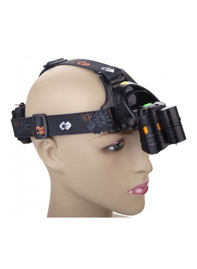 بيوينتي مصباح برأس مزدوج مصنوع من خليط معدني أبيض 9x18سم - Image 3