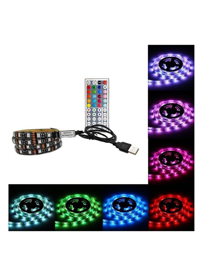بيوينتي شريط إضاءة LED مضاد للماء مع جهاز تحكم عن بعد مزود بـ44 مفتاح أبيض 2x15سم - Image 2