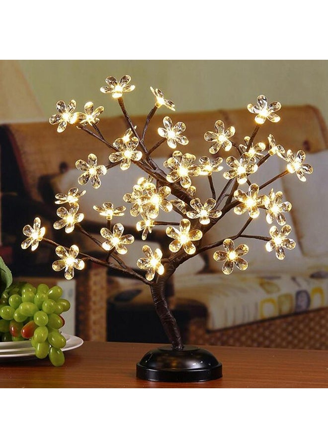Beauenty Crystal Flower LED Bonsai Tree Lamp White 6x16cm - Image 2