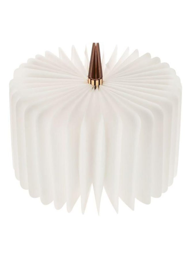 بيوينتي مصباح مزود بمنفذ USB بتصميم كتاب قابل للطي مزود بعدد 5 ألوان أبيض 3x12سم - Image 2