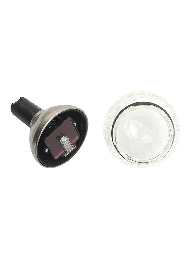 Beauenty 2 Pack LED Solar Lawn Ground Lamp Silver/White/Black 12 x 19cm - Image 2