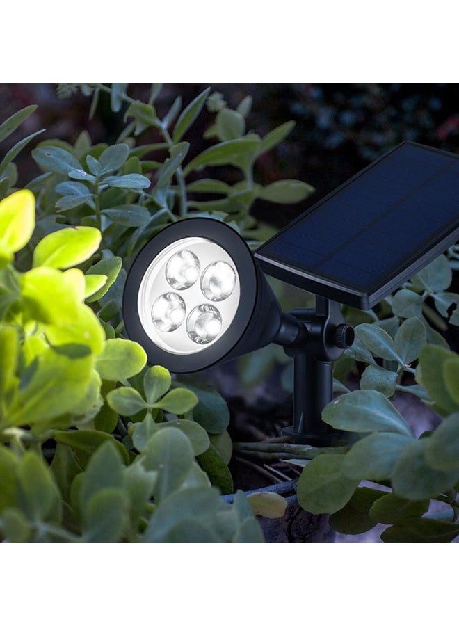 Beauenty 2-In-1 Solar Outdoor Spotlight Black/Blue 10 x 15cm  - Image 2