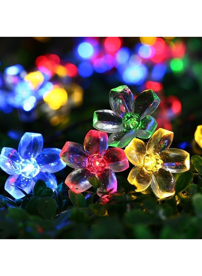 Beauenty Solar Power Flower Shaped String Light For Christmas Multicolour 23.8 x 10.21 x 9.4cm Multicolour 23.8 x 10.21 x 9.4cm - Image 3