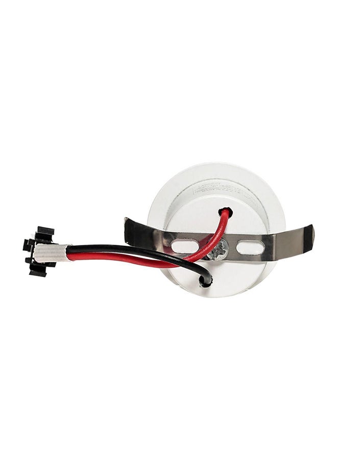 Mini Round LED Spotlight With Adapter White  - Image 2