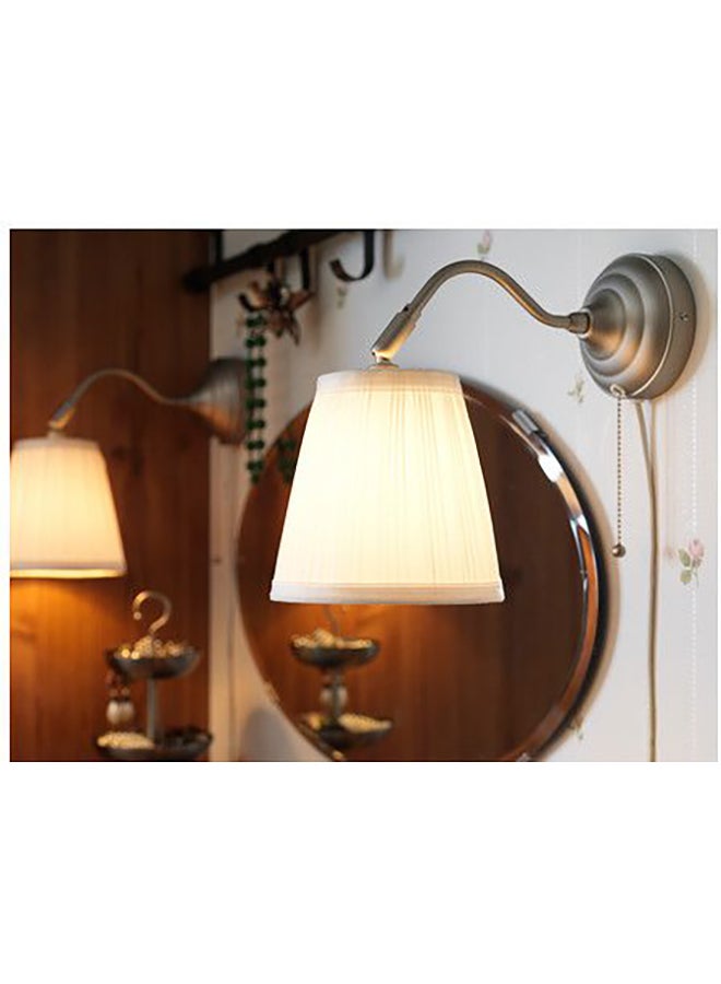 بيوينتي مصباح جداري مطلي بالنيكل أبيض 11 x 11سم - Image 2