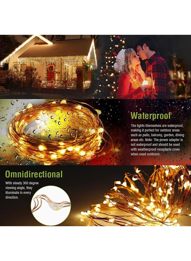 بيوينتي 150 Copper Wire LED String Light For Christmas White 11x11cm White 11x11cm - Image 4