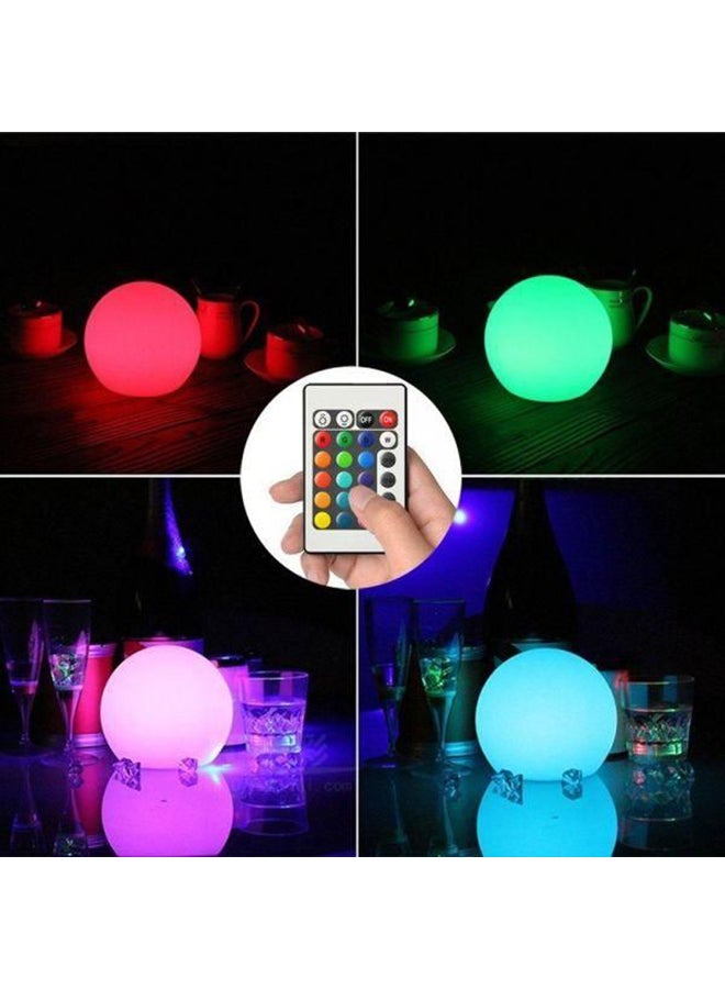 Beauenty 4 Modes Colour Changing LED Globe Light With Remote Control White 11x11cm - Image 3