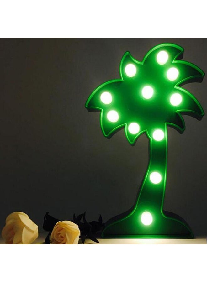 بيوينتي مصباح LED على شكل شجرة جوز الهند للزينة أخضر 7 x 21سم  - Image 2