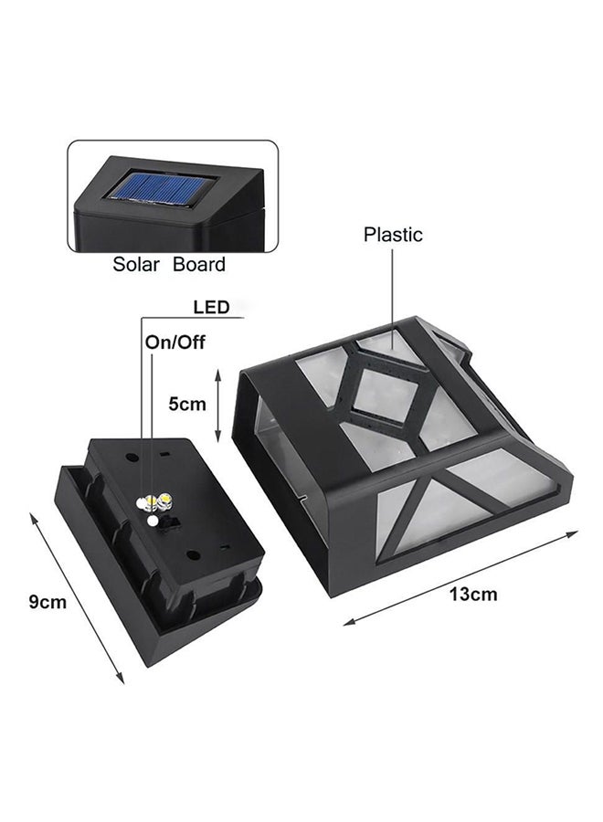 Beauenty 4-Piece Solar Light Waterproof Lights White 18x19cm - Image 2