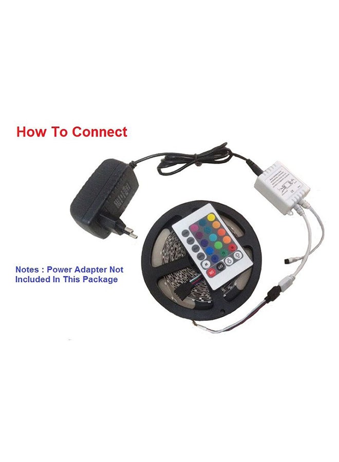 بيوينتي شريط مصابيح LED بتصميم مرن مزود بلوحة تحكم عن بعد متعدد الألوان 7 x 19سم - Image 3