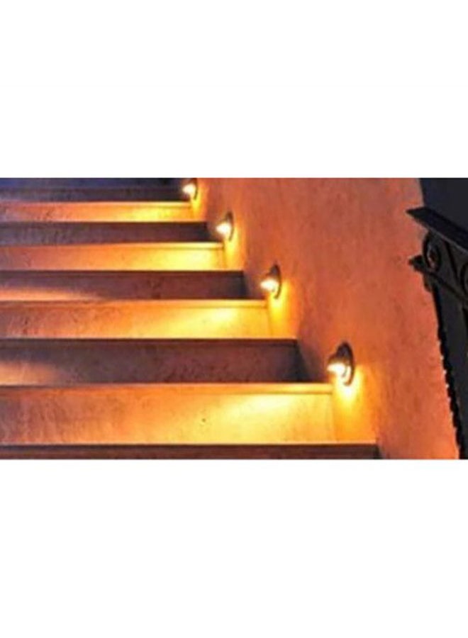 Beauenty Semi-Circular LED Solar Outdoor Wall Light White 4x5cm - Image 3