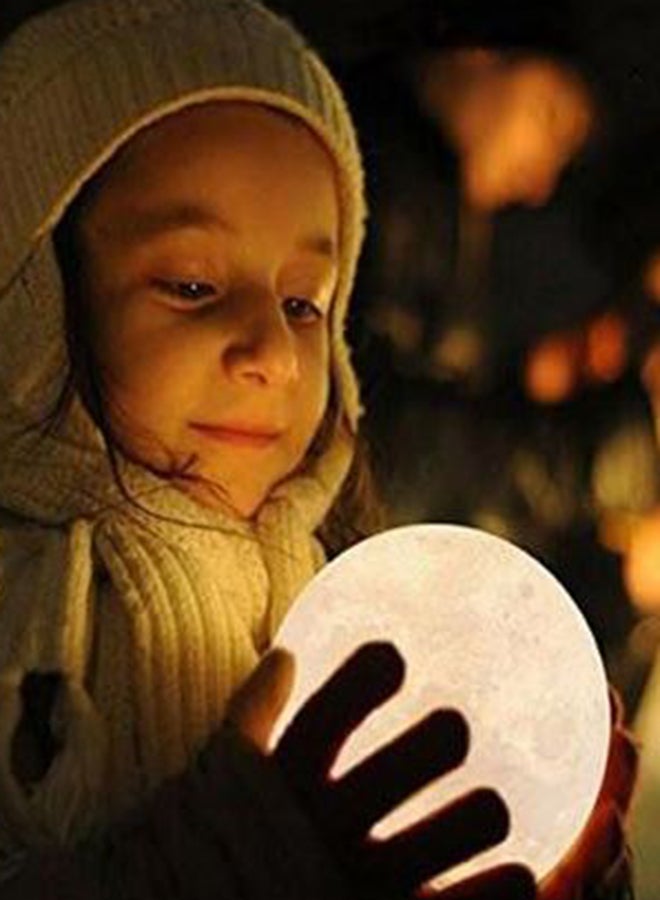 Beauenty 3D USB LED Moon Lamp With Stand Clear 15cm - Image 3