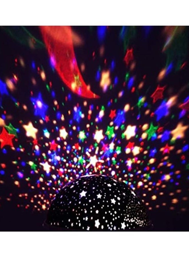 بيوينتي مصباح بروجيكتور ستارلايت بإضاءة على شكل أقمار ونجوم أسود/ وردي/ أبيض 13 x 8سم - Image 4