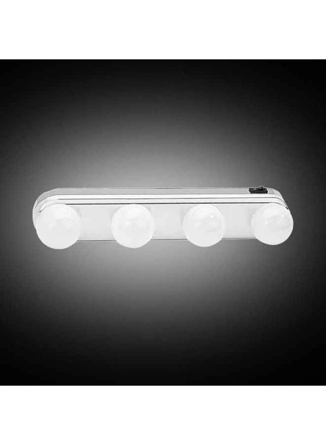 بيوينتي مجموعة مصابيح LED لمرآة وضع الماكياج مكونة من 4 قطع أبيض 10x10سم  - Image 2