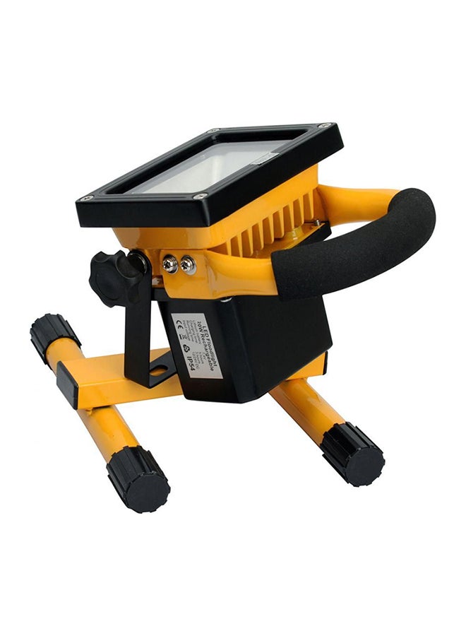 Beauenty Portable LED Work Flood Light Yellow/Black 18 x 15cm - Image 3