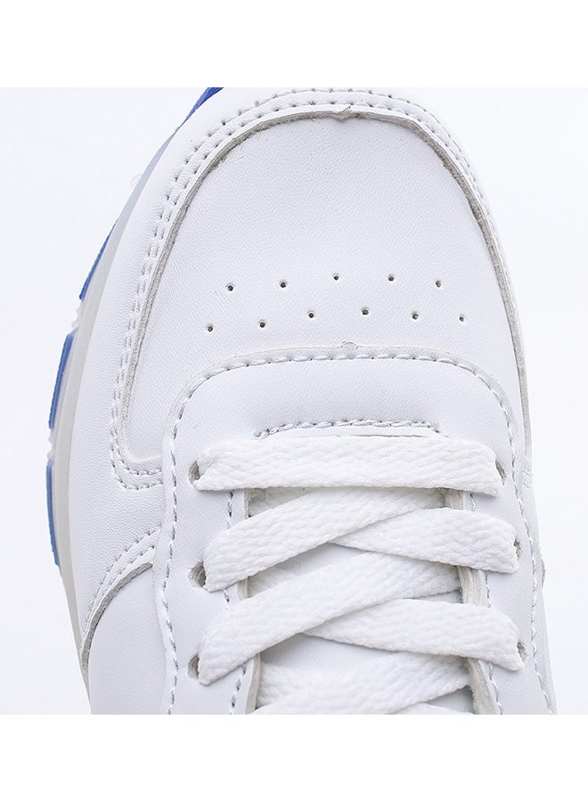 LED Flashing Wheeled Low Top Sneakers White  - Image 2