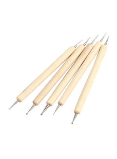 Generic 5-Piece Double Head Sculpting Tools Beige 
