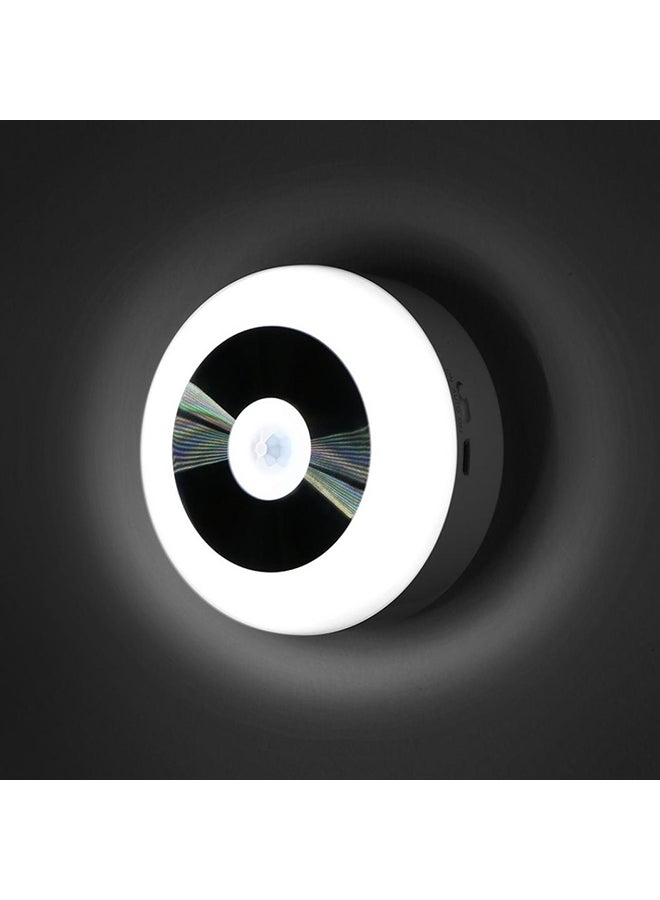 بلولانز مصباح ليلي جداري ذكي بجهاز استشعار لحركة الإنسان بالأشعة تحت الحمراء أبيض