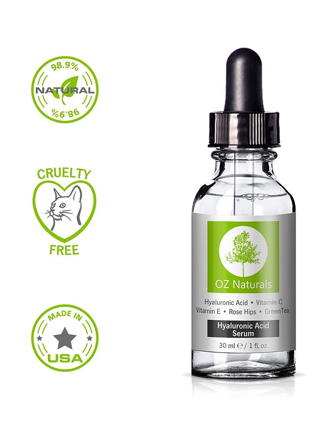 OZ Naturals - Hyaluronic Acid Serum With Vitamin C and E 30ml - Image 1