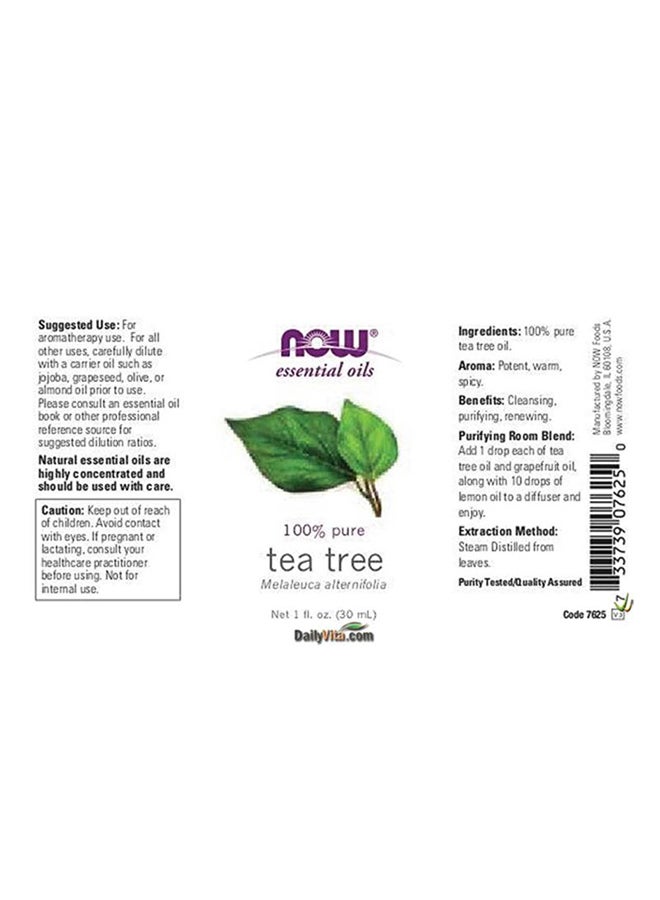 Now Foods - 100% Pure Tea Tree Essential Oil - Image 1