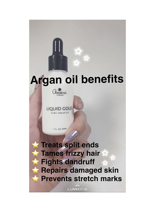 Liquid Gold Pure Argan Oil Clear 30ml