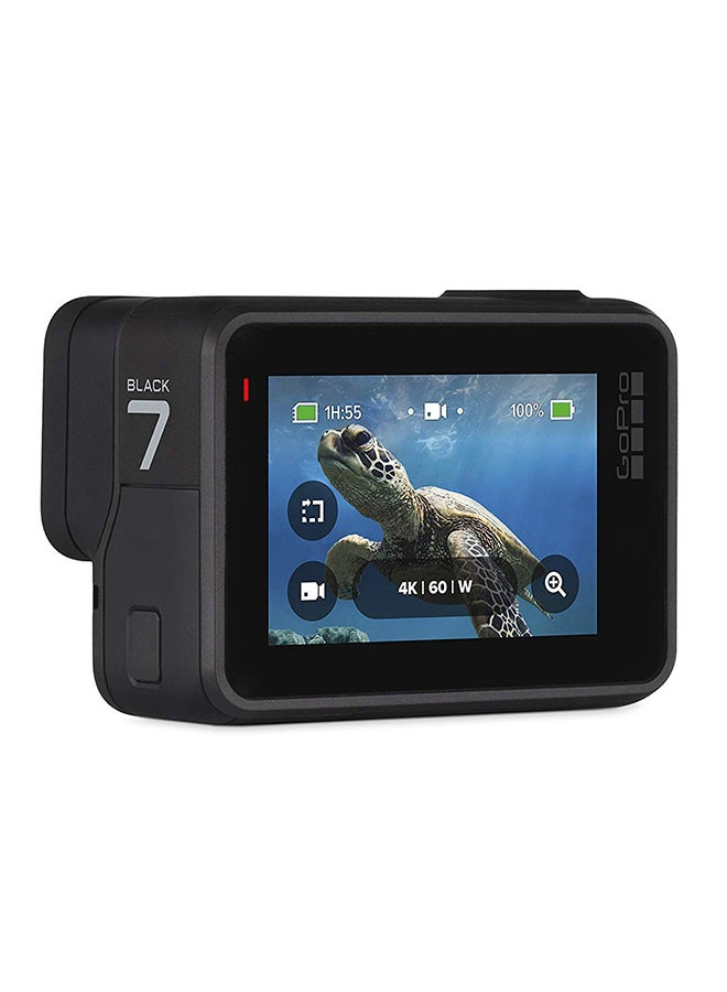 GoPro - Hero7 Sports Digital Action Camera Black with 12MP, 4K60/1080p240 video resolution  8x Slo-Mo Wi-Fi + Bluetooth GPS Enabled Water Resistant - Image 1