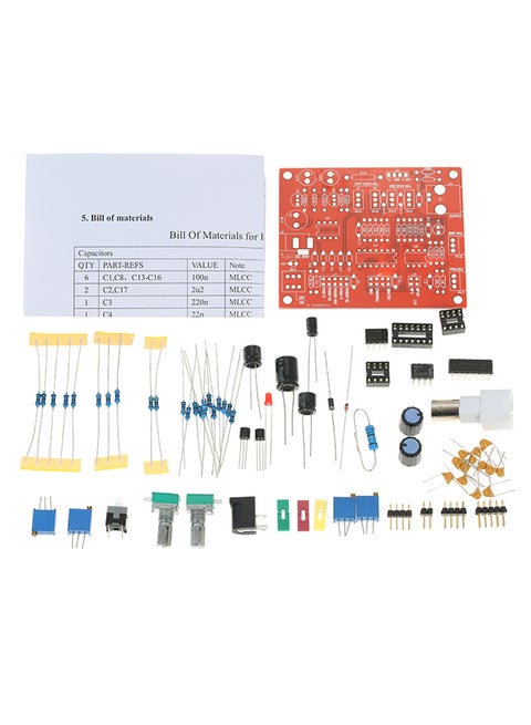 DIY Function Signal Generator Kit Red