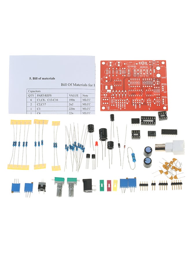 Generic - DIY Function Signal Generator Kit Red - Image 1