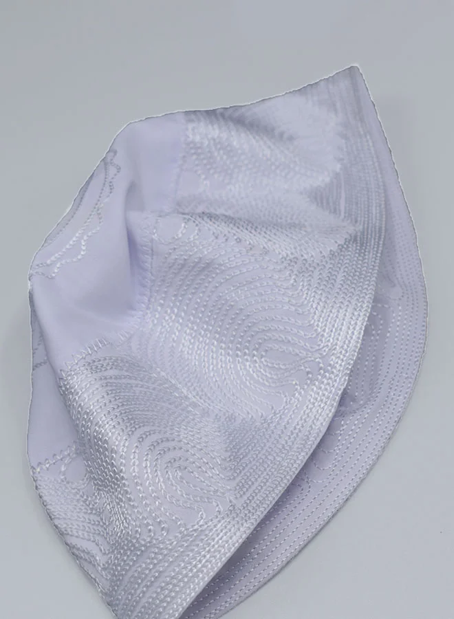 1-piece Praying Caps White