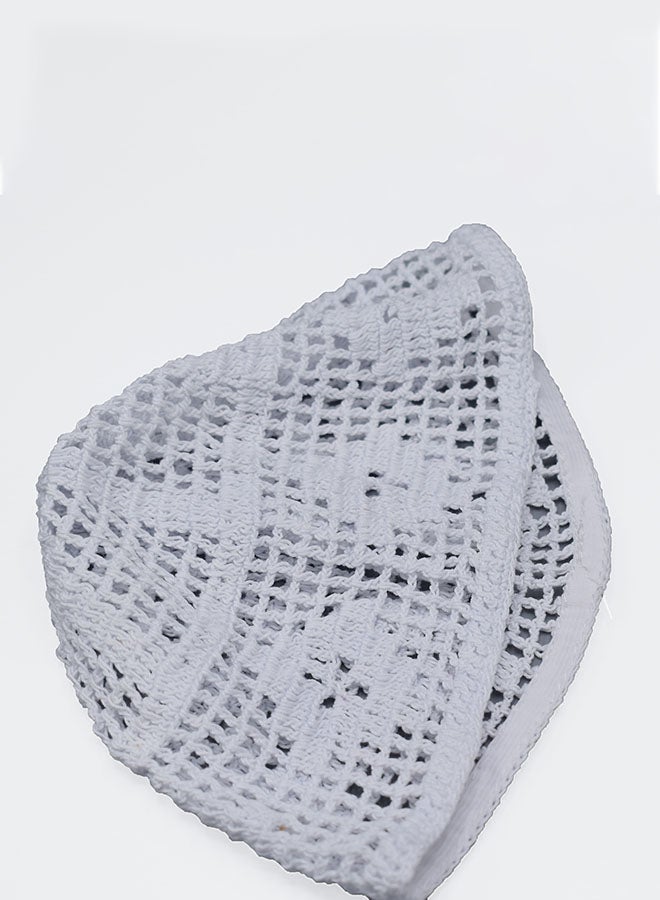 1-piece Praying Caps White - Image 2