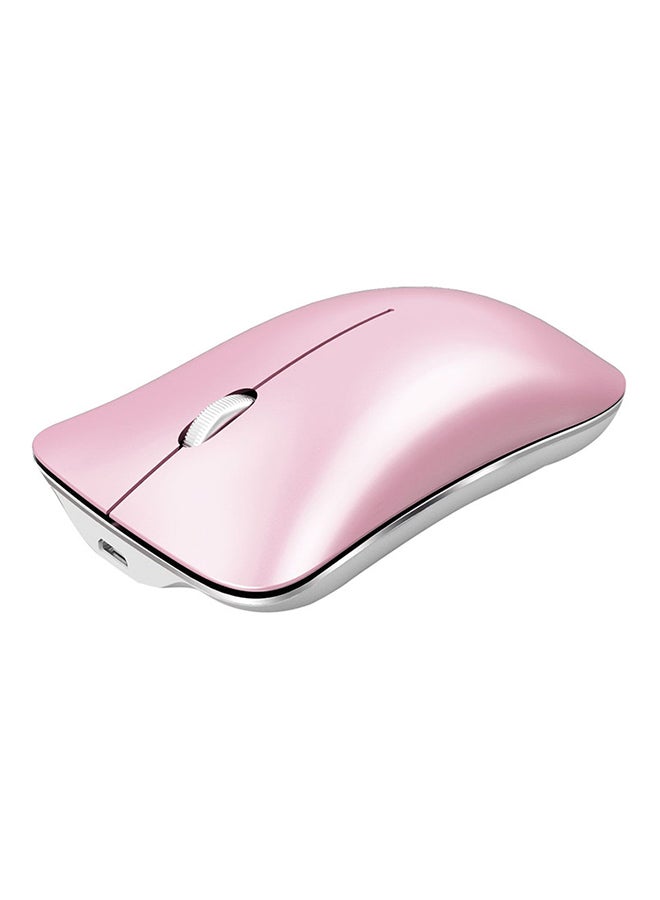 HXSJ T23 Wireless Bluetooth Mouse Rechargeable Pink  - Image 1