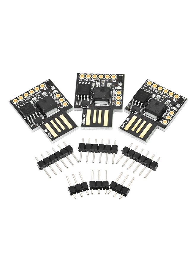 3-Piece Digispark Kickstarter Micro USB Development Board Multicolour 0.011kg - Image 1