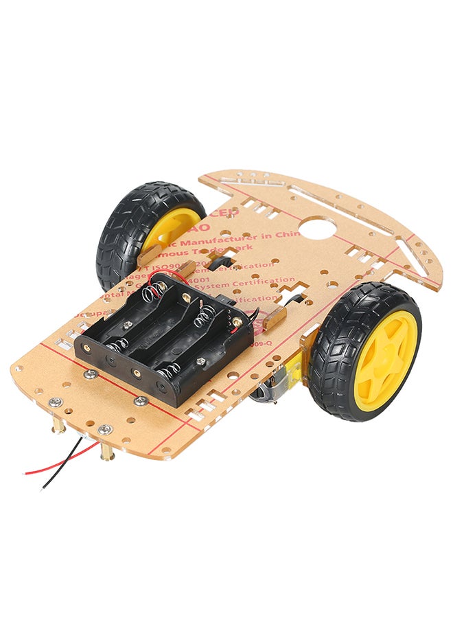 2-Wheel Smart Chassis DIY Tracing Car Kit Multicolour  - Image 1