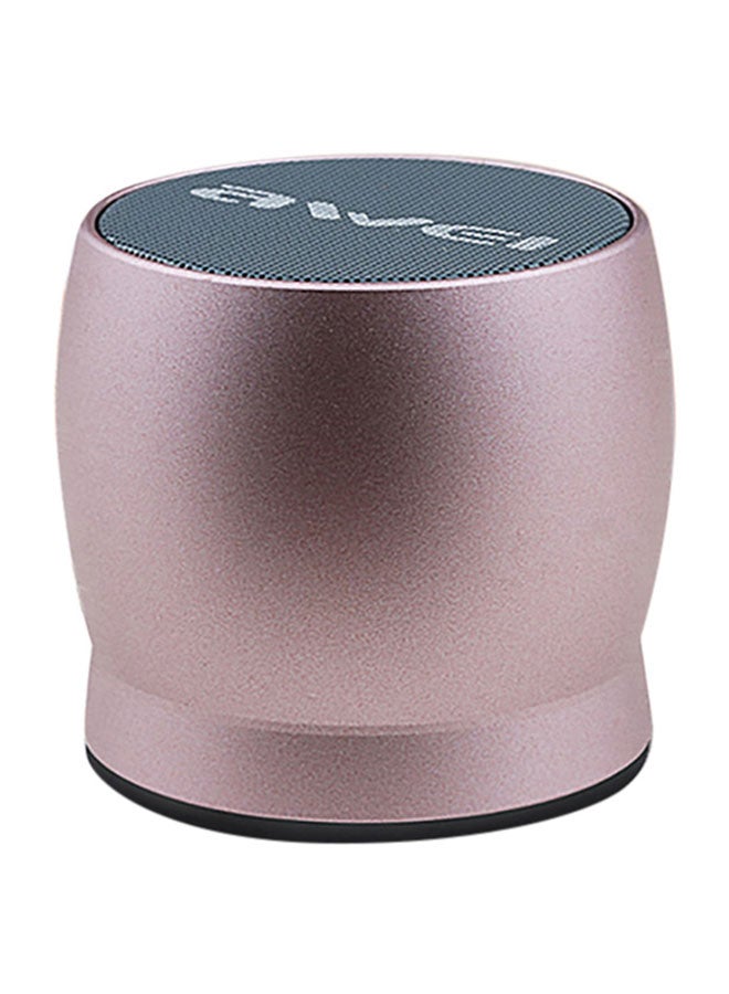 Awei Portable Mini Bluetooth Wireless Speakers With USB And TF Port Rose Gold - Image 1