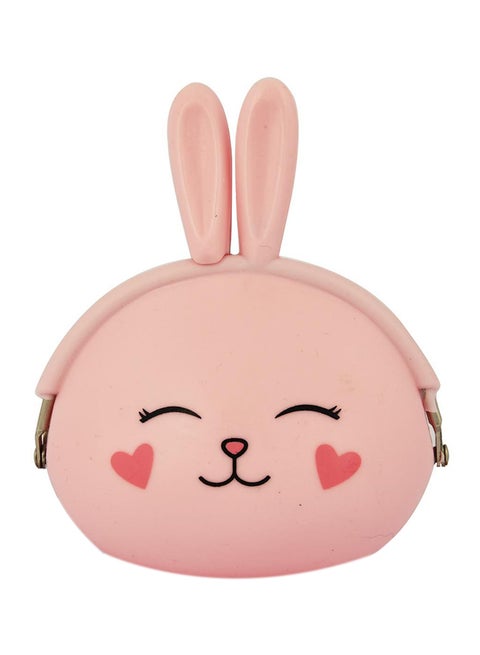Light Silicone Small Coin Purse Pink