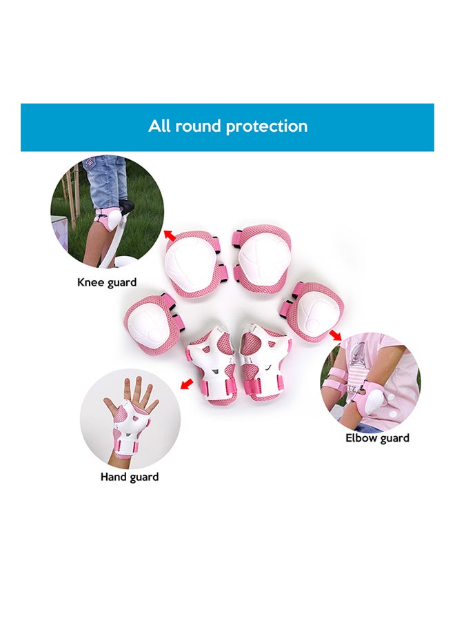 LIXADA 6-Piece Roller Skating Safety Protection Guard For Elbow Knee And Wrist - Image 2